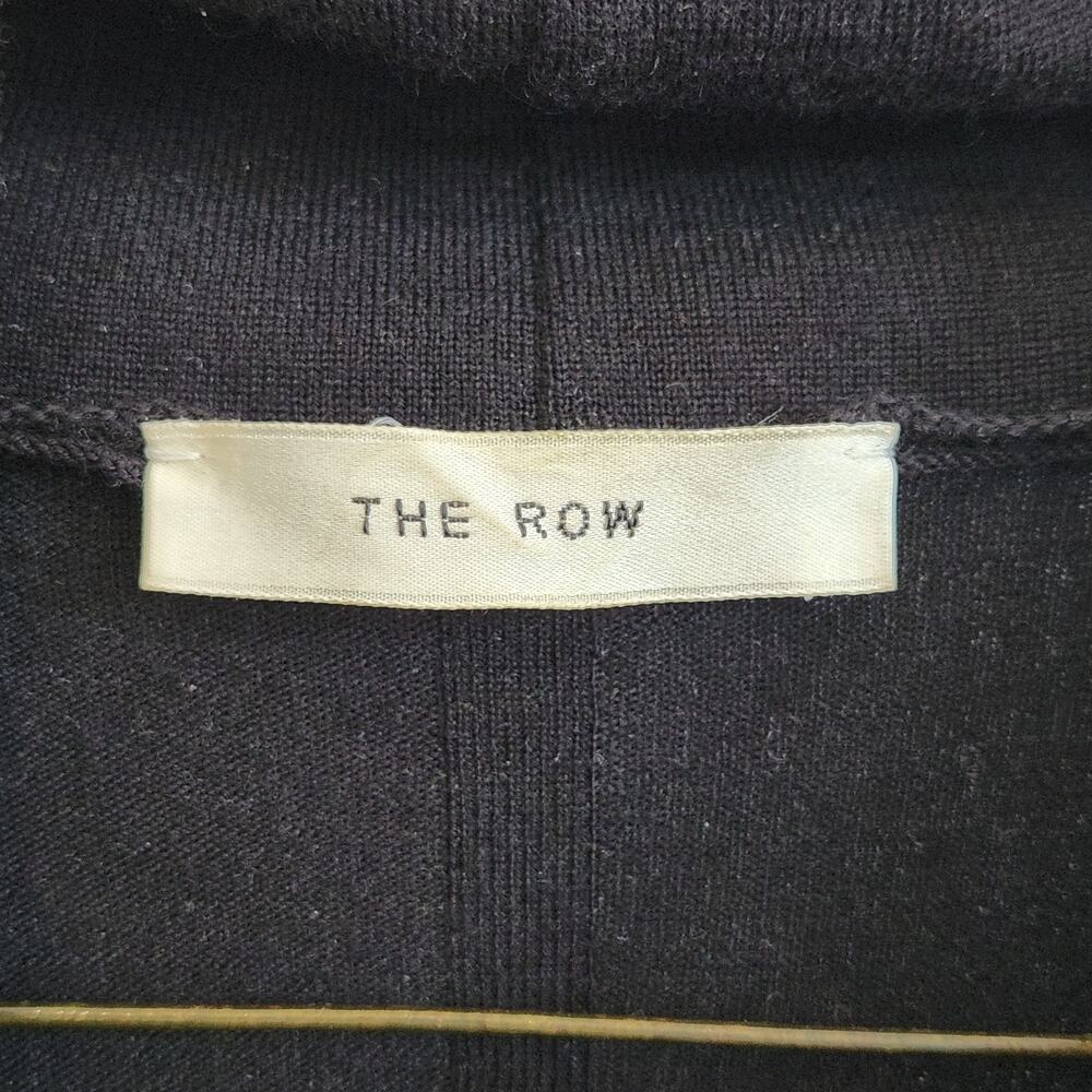 The Row Gayla Black Cashmere Mohair Cowl Neck Sleeveless Top Sz L Designer - Picture 3 of 7